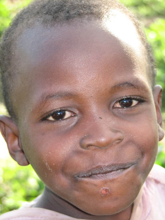 Portrait of Zigua child in Kwamsisi. (Category:  Travel)
