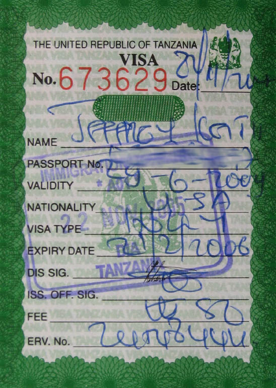 Fancy visa for my passport.  At a cost of $50, it ought to be fancy. (Category:  Travel)