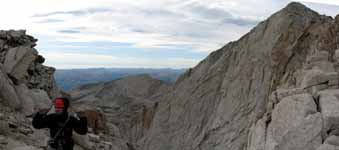 Panorama of Morri on the summit plateau. (Category:  Rock Climbing)