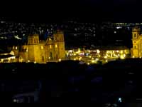 Plaza de Armas at night. (Category:  Travel)