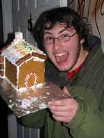 Alex and his house. (Category:  Party)