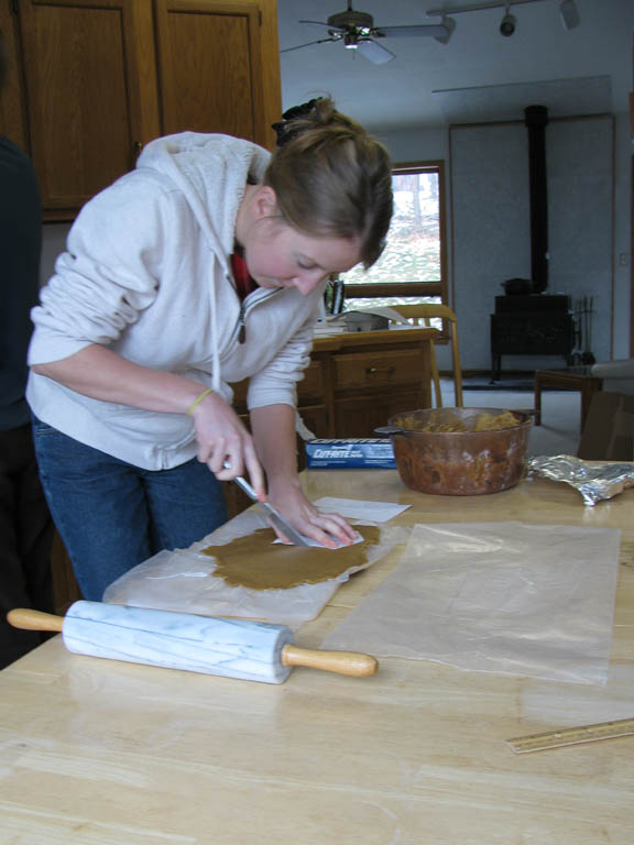 Cutting house pieces. (Category:  Party)