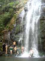 At the waterfall. (Category:  Travel)