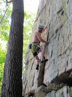 Me on Ent's Line. (Category:  Rock Climbing)
