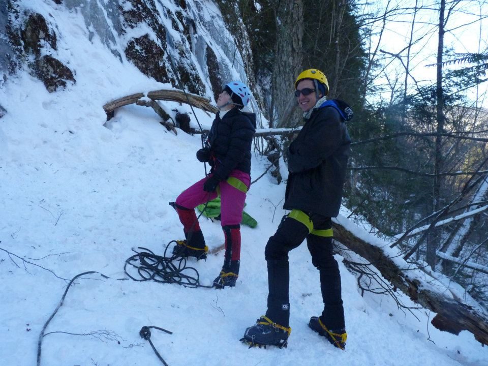 Kristina and River (Category:  Ice Climbing)