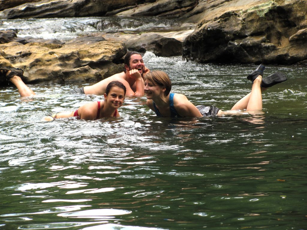 Colin photobombing the mermaid shot... and pulling off the best mermaid of the bunch! (Category:  Travel)