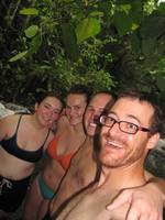 All of us in the hot spring. (Category:  Travel)