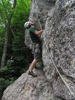Me leading Niceland (Category:  Rock Climbing)