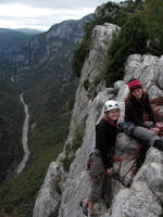 Emily and Jess at the top of Fini au Pipi (Category:  Travel)