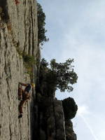 Me climbing at at Le Galetas (Category:  Travel)