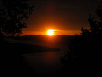 Sunset over Lac de Sainte-Croix (Category:  Travel)