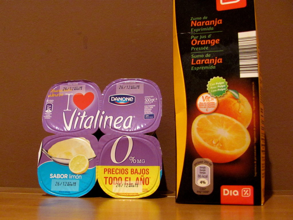 Spent the last of my money -- to the penny -- on a breakfast of yogurt and orange juice. (Category:  Travel)