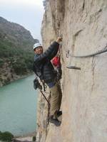 Chris on the Camino del Rey (Category:  Travel)