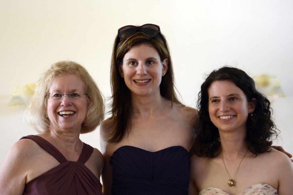 Marissa with her mother Ronna and sister Ari. (Category:  Party)