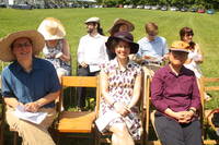 Several others preferred the alternate sun hat strategy. (Category:  Party)