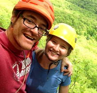 Liana and I atop Ursula (Category:  Rock Climbing)