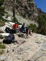 Taking a break at the Meadows (Category:  Rock Climbing)