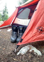 Boots and tents and boots and tents and boots and tents (Category:  Rock Climbing)