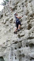 Taylor on Cliffs of Insanity (Category:  Rock Climbing)
