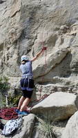 Catching the rope... (Category:  Rock Climbing)