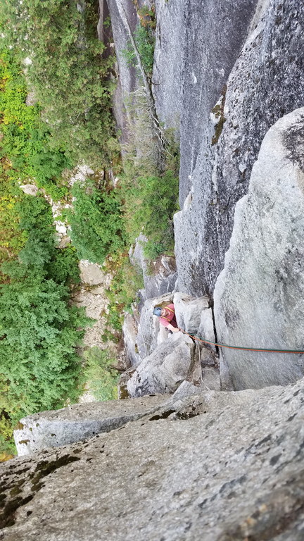 Guy on Rock On (Category:  Rock Climbing)