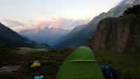 Camping spot in Goscheneralp (Category:  Climbing)