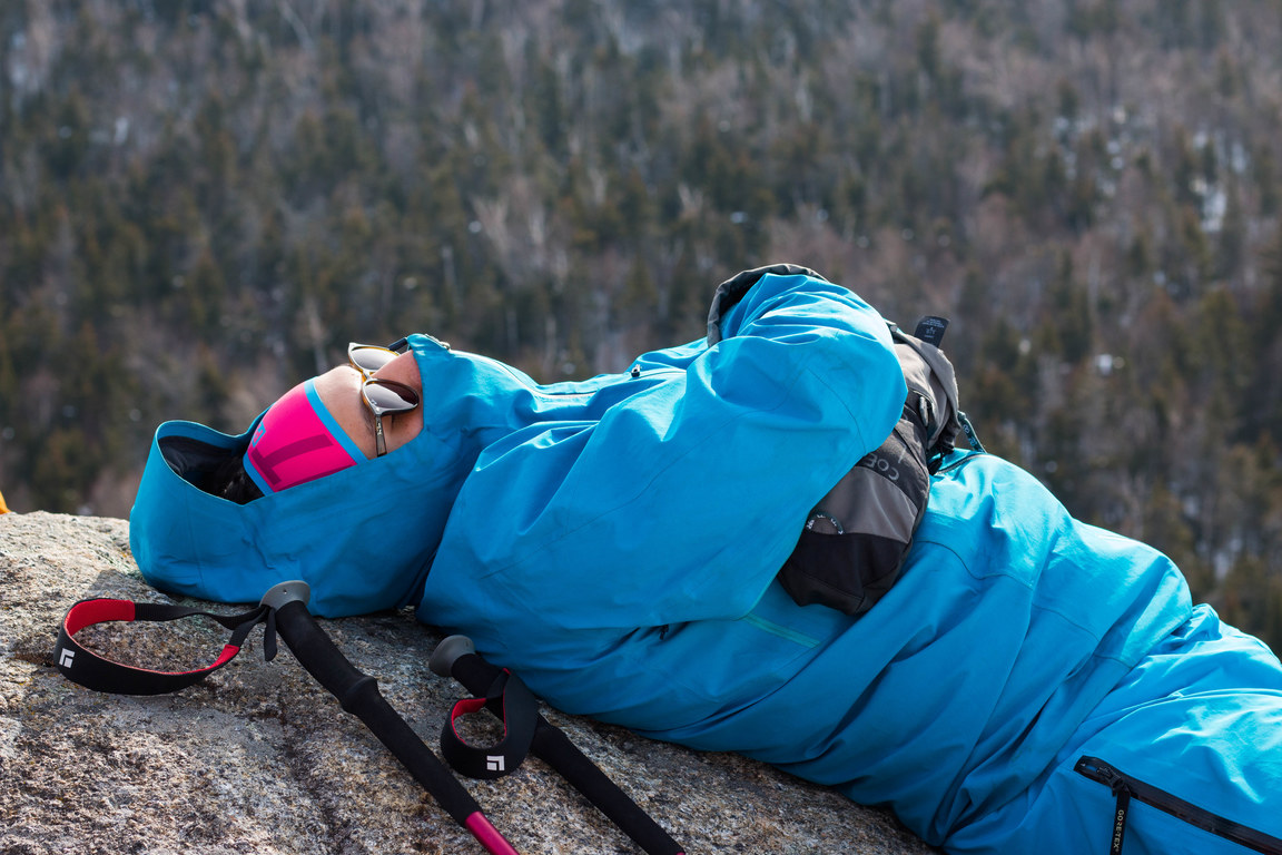Carlos at rest (Category:  Ice Climbing)
