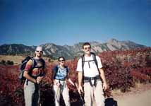 Charles, Amy and me beginning the hike to the Maiden. (Category:  Photography)