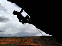 Chad climbing Largado (Category:  Photography)