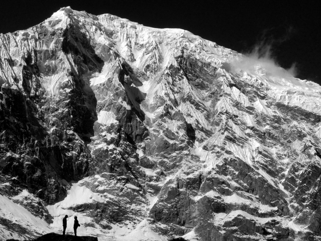 Josh and Dave in front of Langtang Lirung. (Category:  Photography)