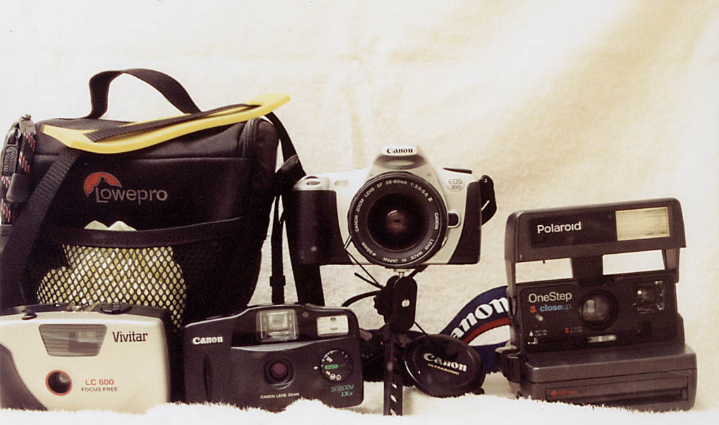 My camera collection. (Category:  Photography)