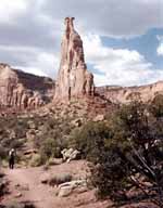 Independence Monument from a distance. (Category:  Rock Climbing)