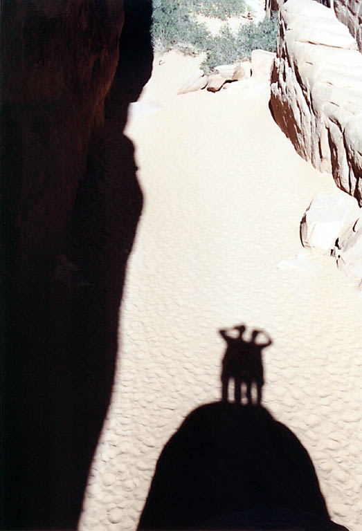 More shadows in the sand. (Category:  Rock Climbing)