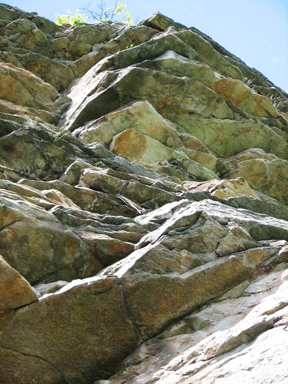 The second pitch of Birdland. (Category:  Rock Climbing)
