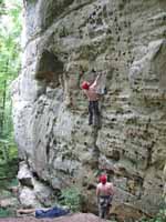 Leading Different Strokes. (Category:  Rock Climbing)