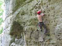 Leading Different Strokes. (Category:  Rock Climbing)