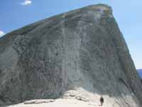 The cable route up Half Dome. (Category:  Rock Climbing)