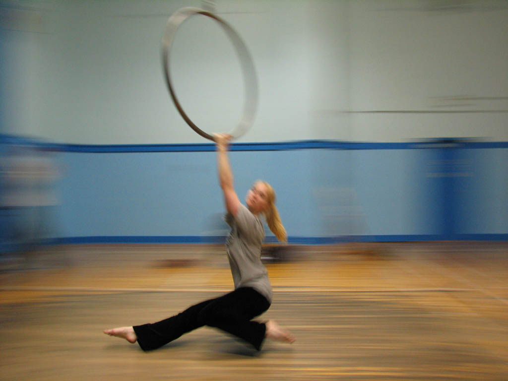 Panning shot during rehearsal. (Category:  Photography)