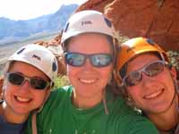 Anna, Katie and Stitty (Category:  Rock Climbing)