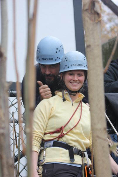 Mark and Katie (Category:  Gorge Climbing)