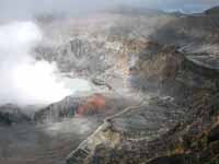 There is the volcano.  With a steaming, sulfurous lake in the center. (Category:  Travel)