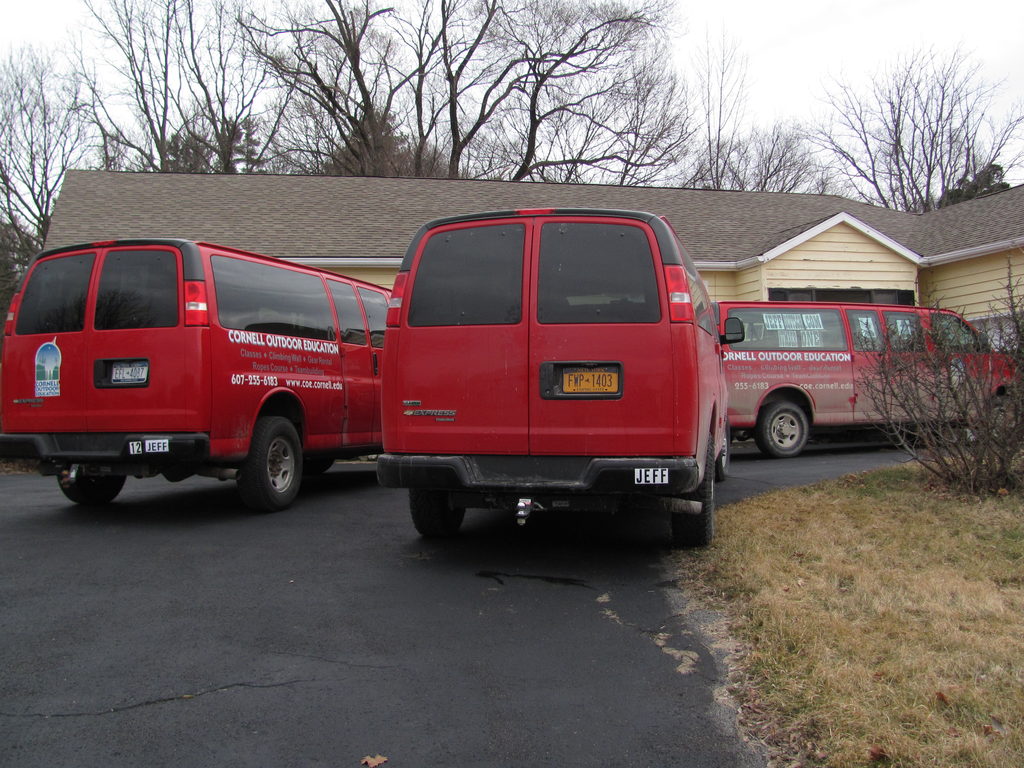 Three vans in my driveway? (Category:  Ice Climbing)