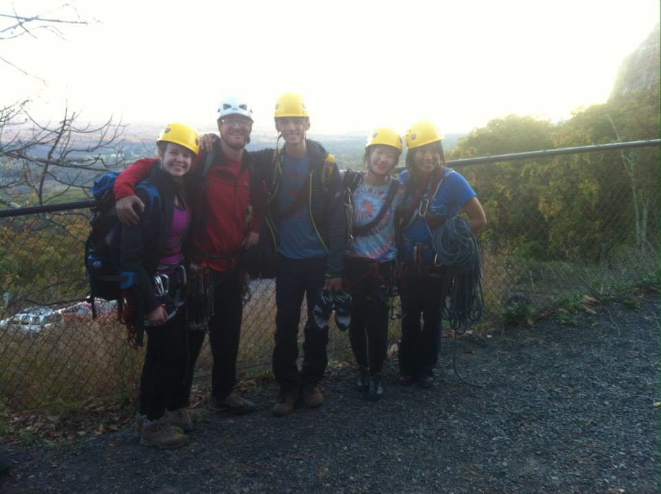 Maggie, Me, Austin, Megan, Becky (Category:  Rock Climbing)