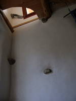 Climbing holds from the ground floor to the loft. (Category:  Travel)