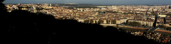 Panorama of Lyon.  The opera house is the big building dead center. (Category:  Travel)