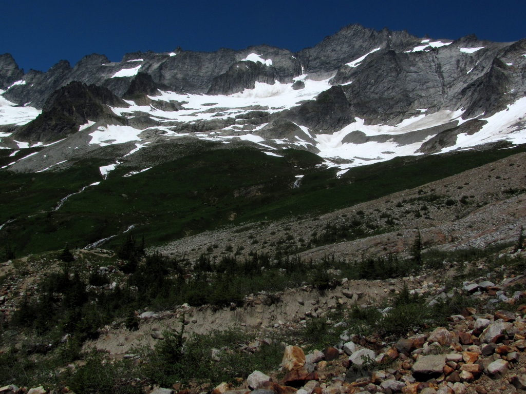 First view of Forbidden Peak (Category:  Rock Climbing)