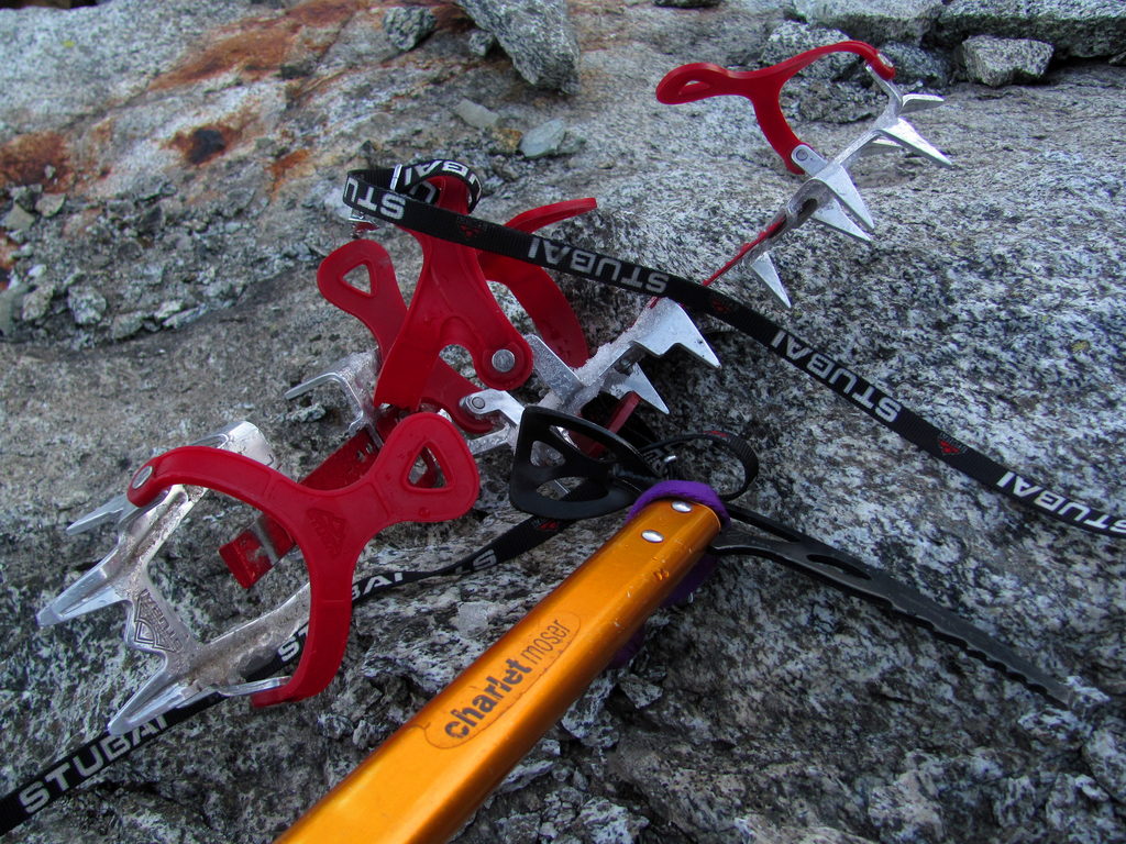 My crampons and ice axe (Category:  Rock Climbing)