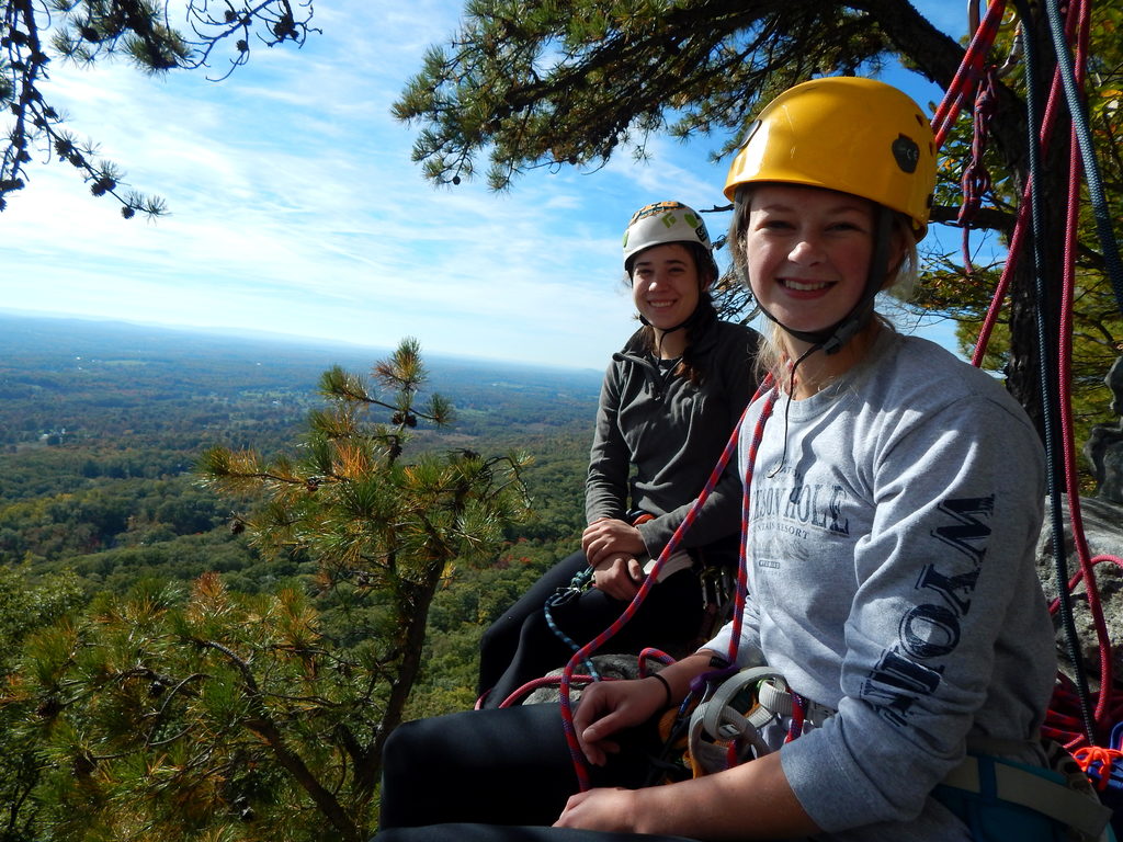 Emily and Meghan (Category:  Rock Climbing)