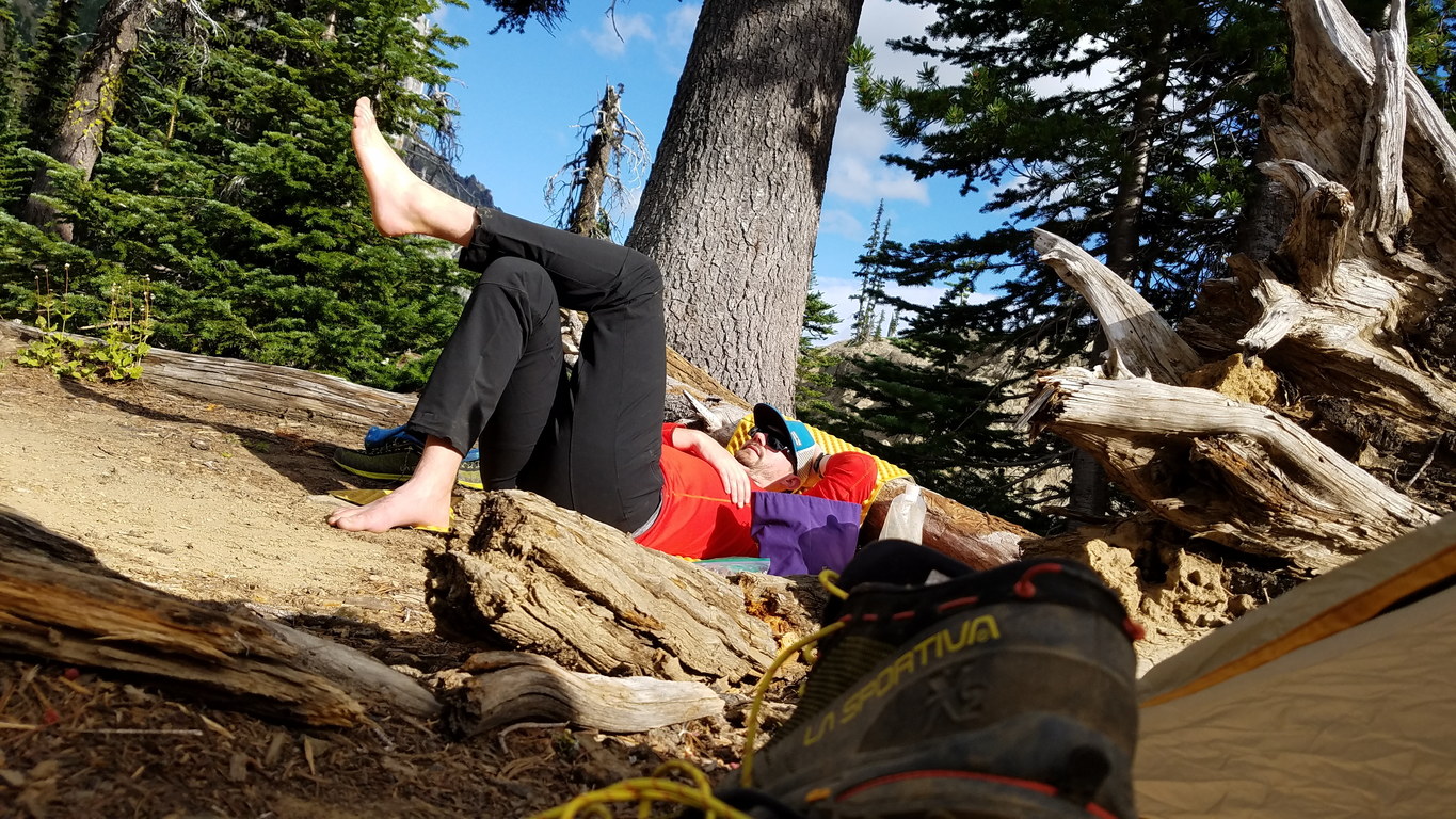 Alpine relaxation (Category:  Rock Climbing)