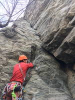 The start of Paradise Alley (Category:  Rock Climbing)